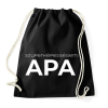 PRINTFASHION SZUPERKÉPESSÉGEM APA - Sportzsák, Tornazsák - Fekete