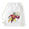 PRINTFASHION Szupermenő - szuper - Sportzsák, Tornazsák - Fehér