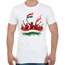 PRINTFASHION Szurkolók - Férfi póló - Fehér férfi póló