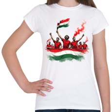 PRINTFASHION Szurkolók - Női póló - Fehér