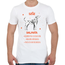 PRINTFASHION Szűz - Dalmata - Férfi póló - Fehér