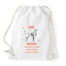 PRINTFASHION Szűz - Dalmata - Sportzsák, Tornazsák - Fehér tornazsák