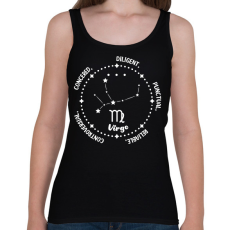 PRINTFASHION Szűz tulajdonságok - Női atléta - Fekete