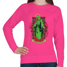 PRINTFASHION Szűzek rózsája - Női pulóver - Fukszia