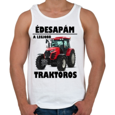 PRINTFASHION T02 - Férfi atléta - Fehér