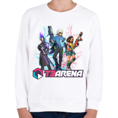 PRINTFASHION T3 Arena - Gyerek pulóver - Fehér