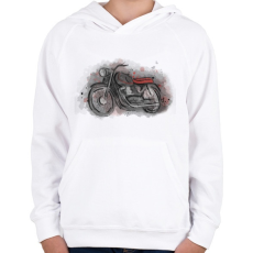 PRINTFASHION t5 - Gyerek kapucnis pulóver - Fehér