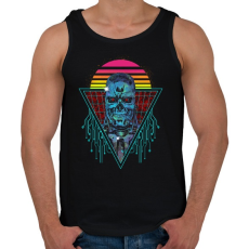 PRINTFASHION T-800 - Férfi atléta - Fekete