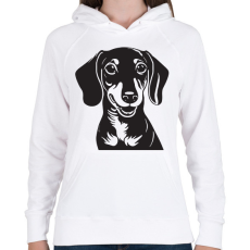 PRINTFASHION tacsi - Női kapucnis pulóver - Fehér