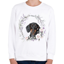 PRINTFASHION tacsi virágokkal - Gyerek pulóver - Fehér gyerek pulóver, kardigán