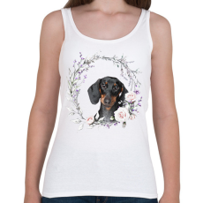 PRINTFASHION tacsi virágokkal - Női atléta - Fehér