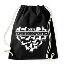 PRINTFASHION Tacsifüggő - Sportzsák, Tornazsák - Fekete tornazsák