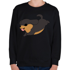 PRINTFASHION Tacskó (fekete cser) - Gyerek pulóver - Fekete