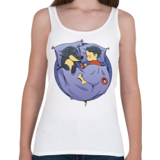 PRINTFASHION Tacskó gazdi - Női atléta - Fehér