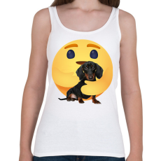 PRINTFASHION Tacskó - Női atléta - Fehér