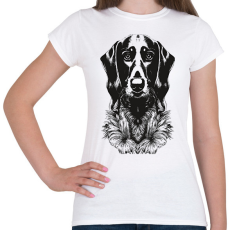 PRINTFASHION tacskó - Női póló - Fehér