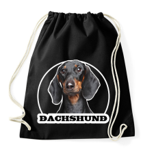 PRINTFASHION Tacskó  - Sportzsák, Tornazsák - Fekete tornazsák