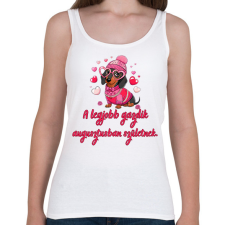 PRINTFASHION Tacskó szülinap júl - Női atléta - Fehér női trikó