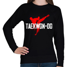 PRINTFASHION Taekwon-do - Női pulóver - Fekete