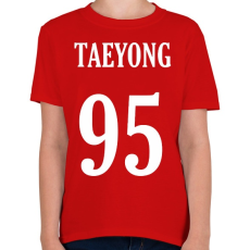 PRINTFASHION Taeyong 95 - Gyerek póló - Piros