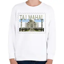 PRINTFASHION Taj Mahal - Gyerek pulóver - Fehér gyerek pulóver, kardigán