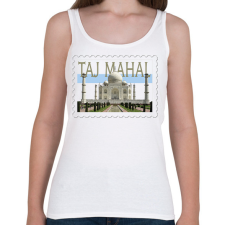 PRINTFASHION Taj Mahal - Női atléta - Fehér női trikó