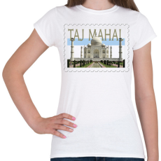 PRINTFASHION Taj Mahal - Női póló - Fehér