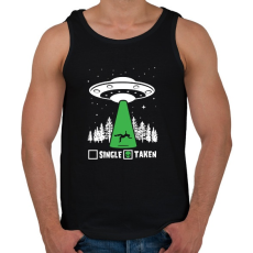 PRINTFASHION Taken By Ufo - Férfi atléta - Fekete