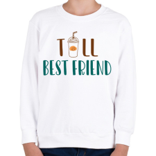 PRINTFASHION Tall best friend - Gyerek pulóver - Fehér gyerek pulóver, kardigán