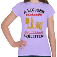 PRINTFASHION Tanárnő szülinapja január - Női póló - Viola női póló