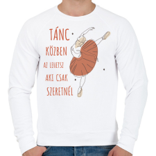 PRINTFASHION Tánc közben - Férfi pulóver - Fehér férfi pulóver, kardigán