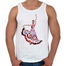 PRINTFASHION Táncosnő - Férfi atléta - Fehér atléta, trikó