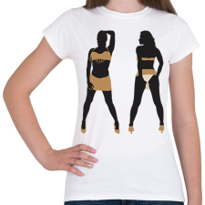 PRINTFASHION Táncosnők - Női póló - Fehér női póló