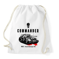 PRINTFASHION tank2 - Sportzsák, Tornazsák - Fehér tornazsák