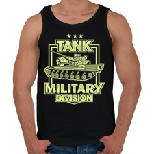 PRINTFASHION Tank - Férfi atléta - Fekete atléta, trikó