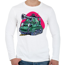 PRINTFASHION Tank - Férfi hosszú ujjú póló - Fehér férfi póló