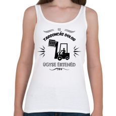 PRINTFASHION Targoncás dolog - Női atléta - Fehér