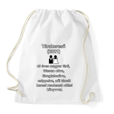 PRINTFASHION társkereső 2021 - Sportzsák, Tornazsák - Fehér tornazsák