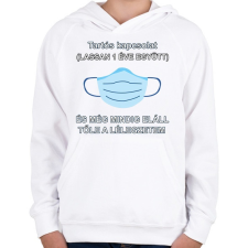 PRINTFASHION tartós kapcsolat - Gyerek kapucnis pulóver - Fehér gyerek pulóver, kardigán