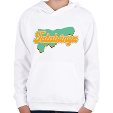 PRINTFASHION Tatabánya - Gyerek kapucnis pulóver - Fehér gyerek pulóver, kardigán