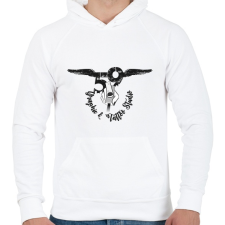 PRINTFASHION tattoologo - Férfi kapucnis pulóver - Fehér férfi pulóver, kardigán