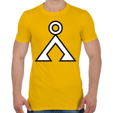 PRINTFASHION Tauri - Férfi póló - Sárga férfi póló