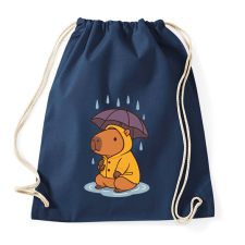 PRINTFASHION Tavaszi kapibara - Sportzsák, Tornazsák - Sötétkék tornazsák