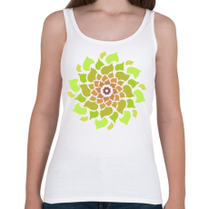 PRINTFASHION Tavaszi mandala - Női atléta - Fehér