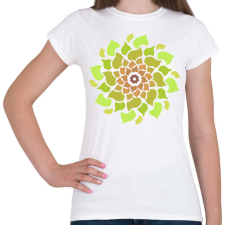 PRINTFASHION Tavaszi mandala - Női póló - Fehér női póló