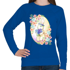 PRINTFASHION Tavaszi nyuszi - Női pulóver - Királykék női pulóver, kardigán