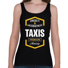 PRINTFASHION Taxis prémium minőség - Női atléta - Fekete női trikó