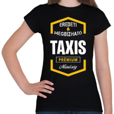 PRINTFASHION Taxis prémium minőség - Női póló - Fekete