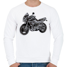 PRINTFASHION tdm - Férfi pulóver - Fehér férfi pulóver, kardigán