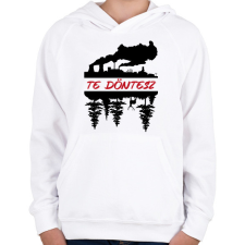 PRINTFASHION Te döntesz - Gyerek kapucnis pulóver - Fehér gyerek pulóver, kardigán